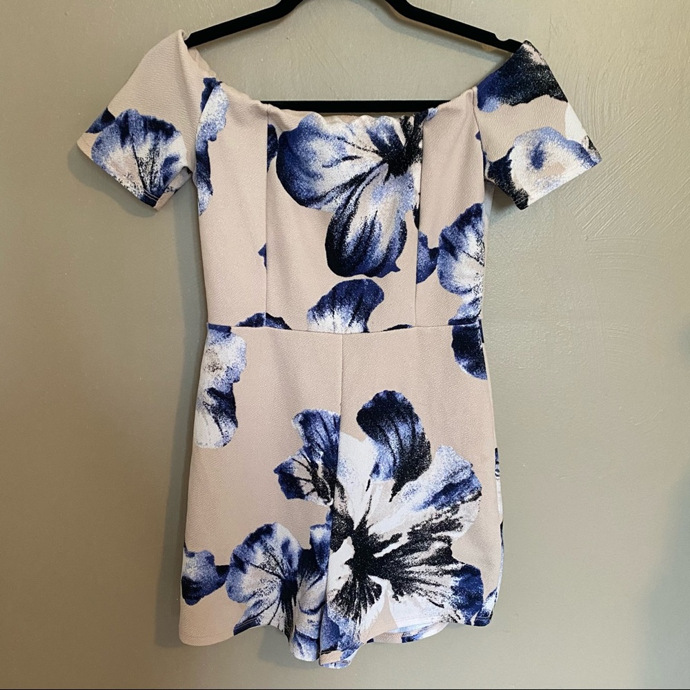 Charlotte Russe floral romper